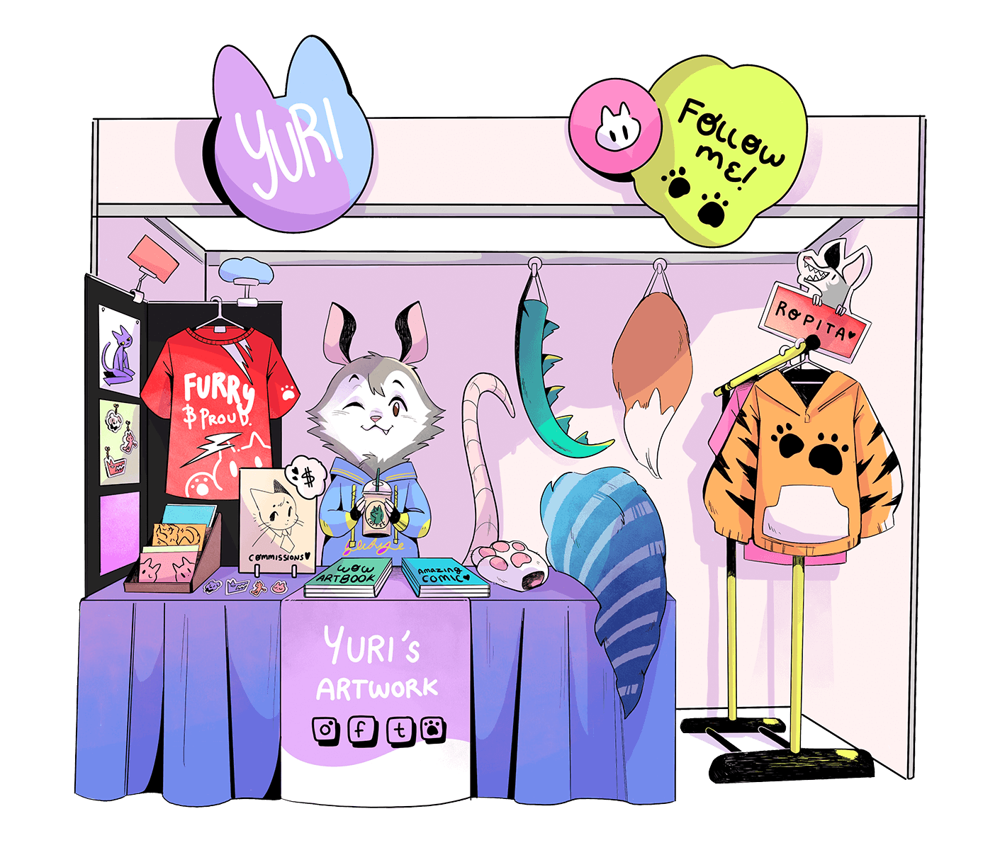 Ejemplo de montaje del Dealers Den - Stand