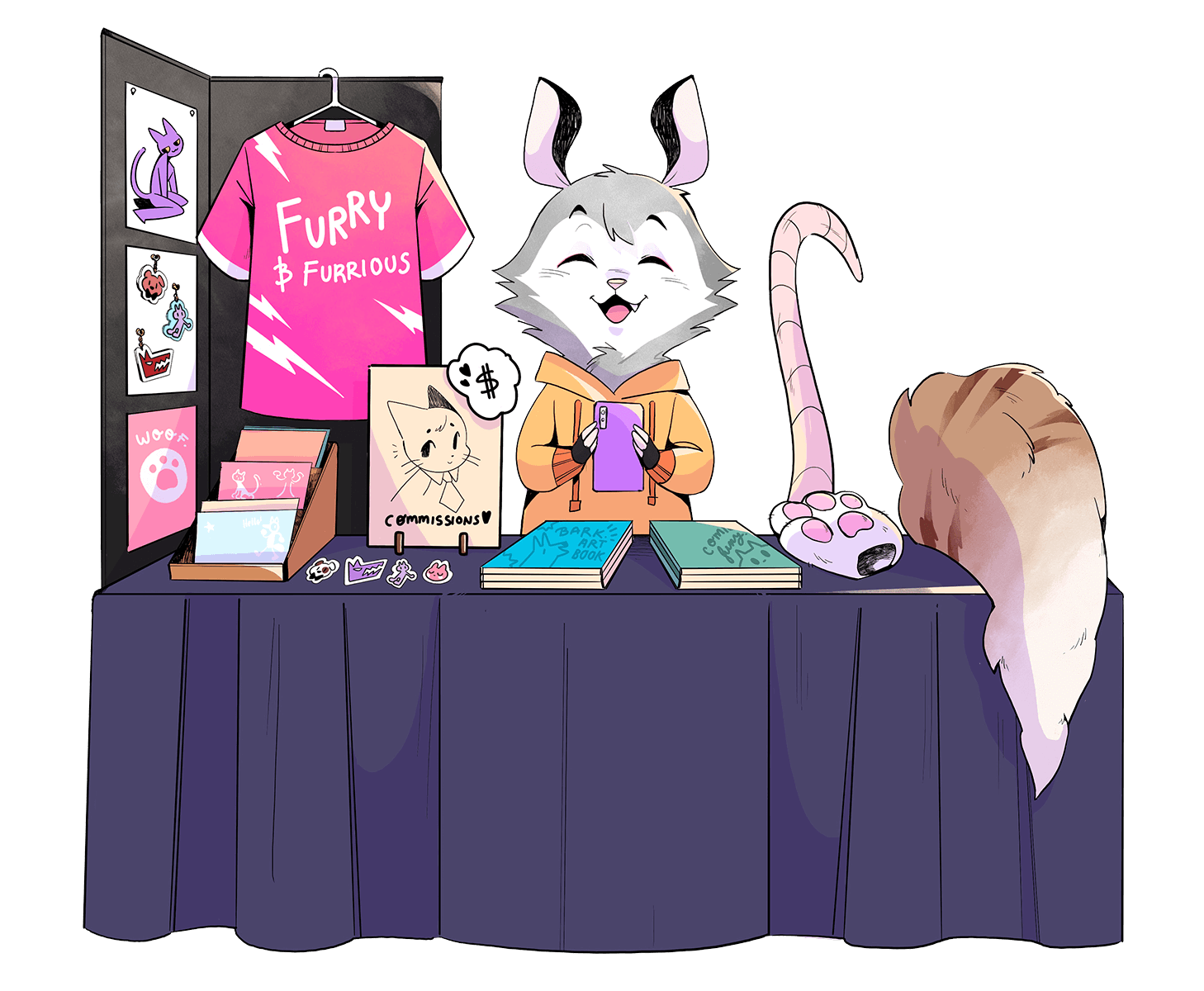 Ejemplo de montaje del Dealers Den - Mesa